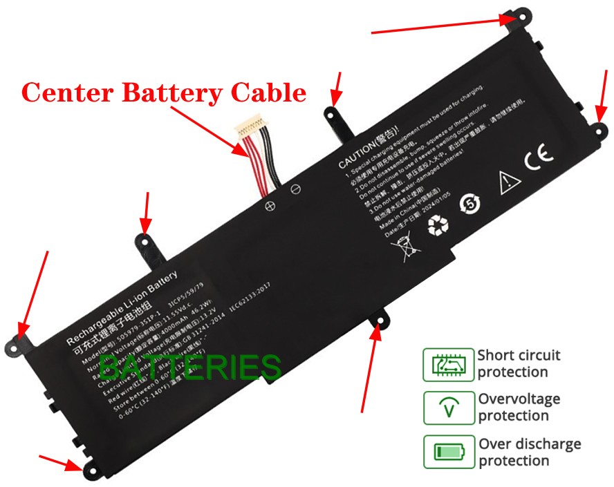 NOTEBOOK 505979-3S1P battery