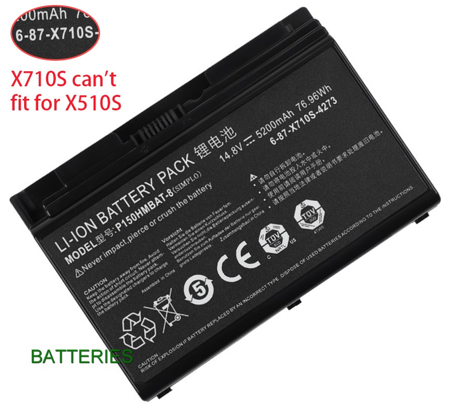 TUXEDO Book XC1502 battery