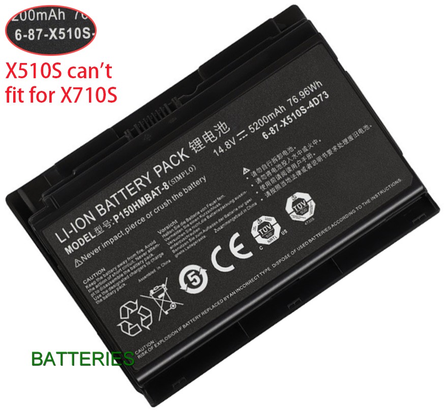 TUXEDO Book XC1502 battery